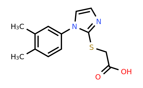 CAS 851288-51-2 | 2-{[1-(3,4-dimethylphenyl)-1H-imidazol-2-yl]sulfanyl}acetic acid