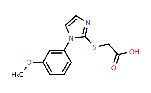 CAS 851288-52-3 | 2-{[1-(3-methoxyphenyl)-1H-imidazol-2-yl]sulfanyl}acetic acid