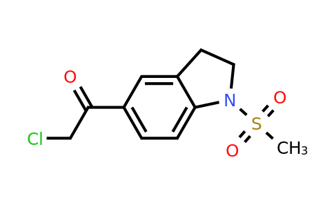 CAS 851288-79-4 | 2-Chloro-1-(1-(methylsulfonyl)indolin-5-yl)ethanone