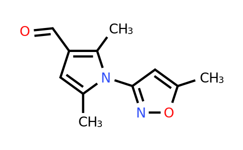 CAS 851398-35-1 | 2,5-dimethyl-1-(5-methyl-1,2-oxazol-3-yl)-1H-pyrrole-3-carbaldehyde