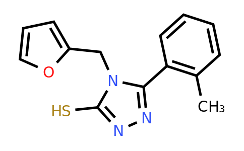 CAS 851398-38-4 | 4-[(furan-2-yl)methyl]-5-(2-methylphenyl)-4H-1,2,4-triazole-3-thiol