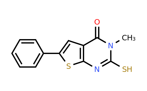 CAS 851398-42-0 | 3-methyl-6-phenyl-2-sulfanyl-3H,4H-thieno[2,3-d]pyrimidin-4-one