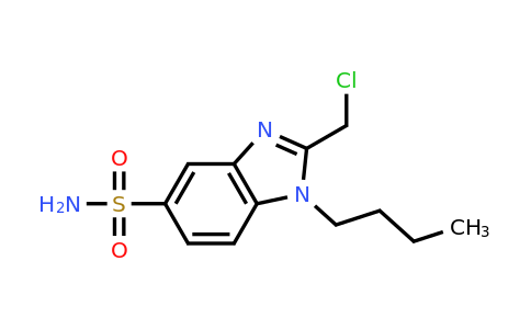 CAS 851398-72-6 | 1-butyl-2-(chloromethyl)-1H-1,3-benzodiazole-5-sulfonamide