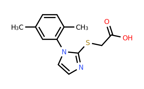 CAS 851398-80-6 | 2-{[1-(2,5-dimethylphenyl)-1H-imidazol-2-yl]sulfanyl}acetic acid