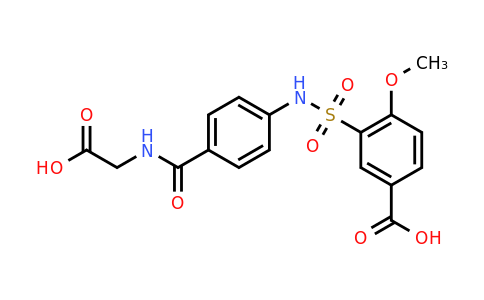 CAS 851452-86-3 | 3-({4-[(carboxymethyl)carbamoyl]phenyl}sulfamoyl)-4-methoxybenzoic acid