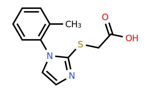 CAS 851468-02-5 | 2-{[1-(2-methylphenyl)-1H-imidazol-2-yl]sulfanyl}acetic acid