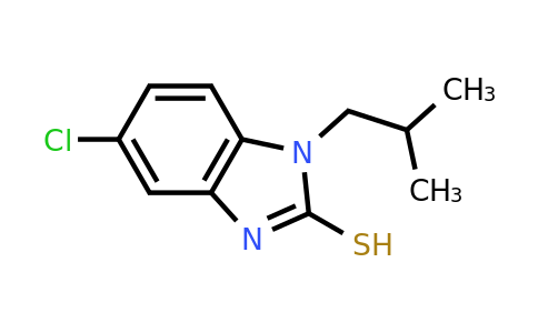 CAS 851468-09-2 | 5-chloro-1-(2-methylpropyl)-1H-1,3-benzodiazole-2-thiol