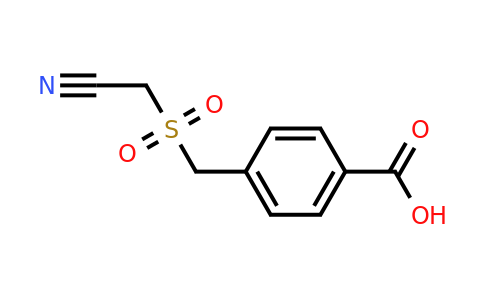 CAS 851468-10-5 | 4-[(cyanomethanesulfonyl)methyl]benzoic acid