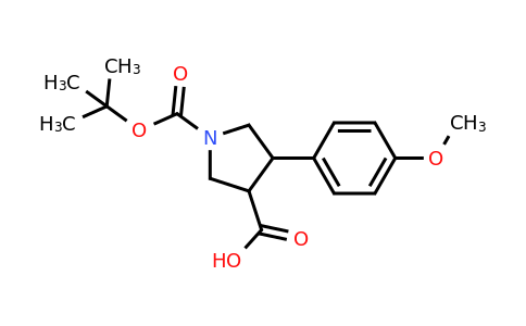 CAS 851484-94-1 | 1-Boc-4-(4-Methoxyphenyl)-3-carboxypyrrolidine