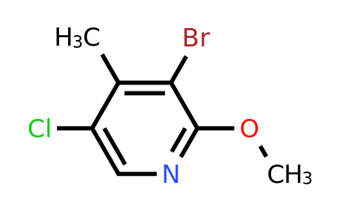 CAS 851607-30-2 | 3-Bromo-5-chloro-2-methoxy-4-methylpyridine