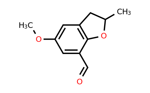 CAS 851710-85-5 | 5-Methoxy-2-methyl-2,3-dihydro-1-benzofuran-7-carbaldehyde