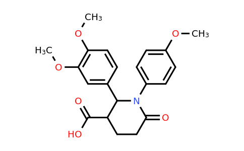 CAS 851721-84-1 | 2-(3,4-dimethoxyphenyl)-1-(4-methoxyphenyl)-6-oxopiperidine-3-carboxylic acid