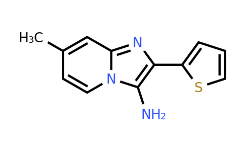 CAS 851721-87-4 | 7-methyl-2-(thiophen-2-yl)imidazo[1,2-a]pyridin-3-amine