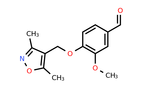CAS 851721-91-0 | 4-[(dimethyl-1,2-oxazol-4-yl)methoxy]-3-methoxybenzaldehyde
