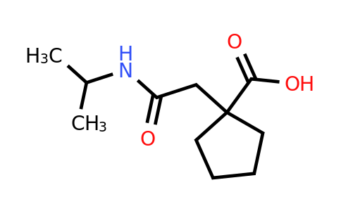 CAS 851722-00-4 | 1-{[(propan-2-yl)carbamoyl]methyl}cyclopentane-1-carboxylic acid
