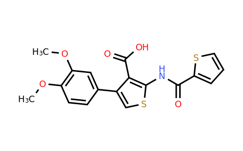 CAS 851722-02-6 | 4-(3,4-dimethoxyphenyl)-2-(thiophene-2-amido)thiophene-3-carboxylic acid