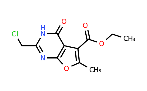 CAS 851722-05-9 | ethyl 2-(chloromethyl)-6-methyl-4-oxo-3H,4H-furo[2,3-d]pyrimidine-5-carboxylate