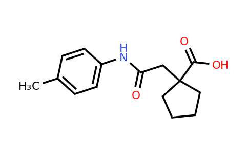 CAS 851722-08-2 | 1-{[(4-methylphenyl)carbamoyl]methyl}cyclopentane-1-carboxylic acid