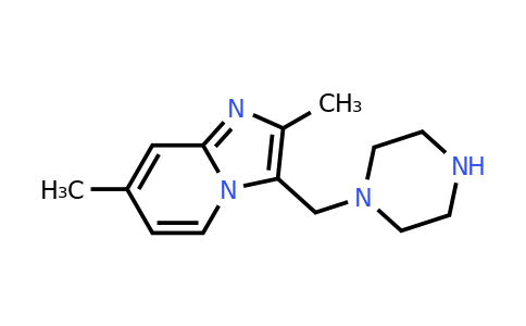 CAS 851879-16-8 | 1-({2,7-dimethylimidazo[1,2-a]pyridin-3-yl}methyl)piperazine