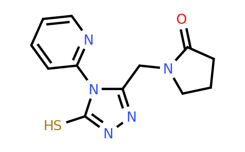 CAS 851879-25-9 | 1-{[4-(pyridin-2-yl)-5-sulfanyl-4H-1,2,4-triazol-3-yl]methyl}pyrrolidin-2-one