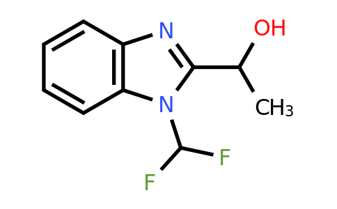 CAS 851879-26-0 | 1-[1-(difluoromethyl)-1H-1,3-benzodiazol-2-yl]ethan-1-ol