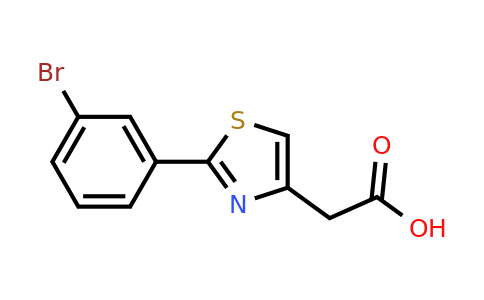 CAS 851879-29-3 | 2-[2-(3-bromophenyl)-1,3-thiazol-4-yl]acetic acid
