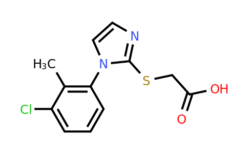 CAS 851879-30-6 | 2-{[1-(3-chloro-2-methylphenyl)-1H-imidazol-2-yl]sulfanyl}acetic acid