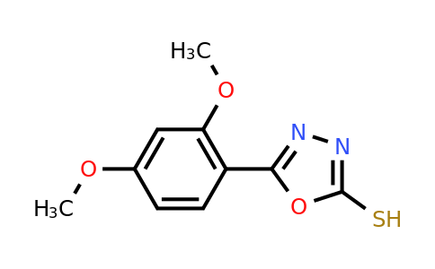 CAS 851879-32-8 | 5-(2,4-dimethoxyphenyl)-1,3,4-oxadiazole-2-thiol