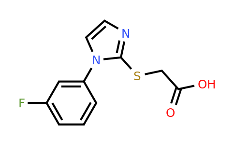 CAS 851879-33-9 | 2-{[1-(3-fluorophenyl)-1H-imidazol-2-yl]sulfanyl}acetic acid