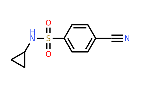 CAS 851897-11-5 | 4-Cyano-N-cyclopropylbenzene-1-sulfonamide