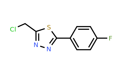 CAS 851983-38-5 | 2-(Chloromethyl)-5-(4-fluorophenyl)-1,3,4-thiadiazole