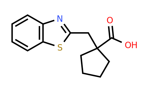 CAS 852033-48-8 | 1-[(1,3-benzothiazol-2-yl)methyl]cyclopentane-1-carboxylic acid