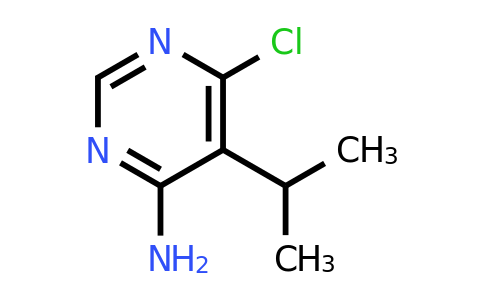 CAS 852061-80-4 | 6-Chloro-5-isopropyl-pyrimidin-4-ylamine