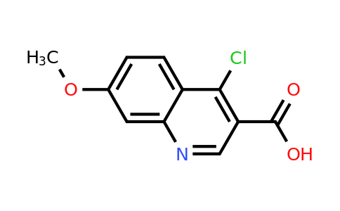 CAS 852062-08-9 | 4-Chloro-7-methoxyquinoline-3-carboxylic acid