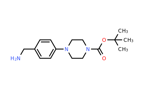 CAS 852180-47-3 | Tert-butyl 4-[4-(aminomethyl)phenyl]tetrahydro-1(2H)-pyrazinecarboxylate
