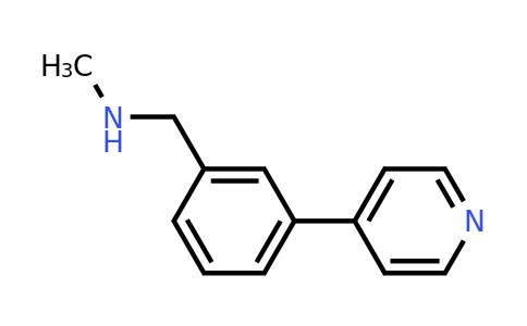 CAS 852180-67-7 | N-Methyl-1-(3-(pyridin-4-yl)phenyl)methanamine