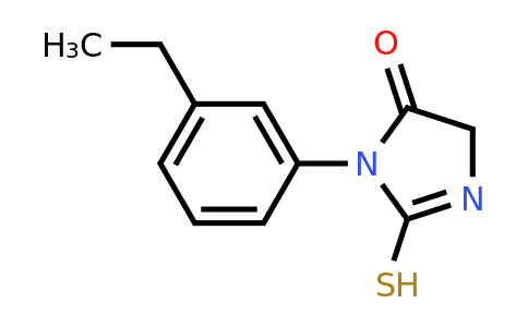 CAS 852217-66-4 | 1-(3-ethylphenyl)-2-sulfanyl-4,5-dihydro-1H-imidazol-5-one