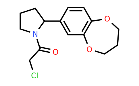 CAS 852217-75-5 | 2-chloro-1-[2-(3,4-dihydro-2H-1,5-benzodioxepin-7-yl)pyrrolidin-1-yl]ethan-1-one