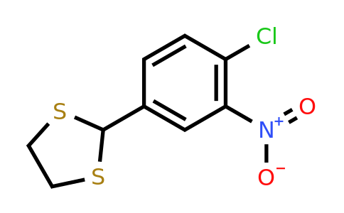 CAS 852218-13-4 | 2-(4-chloro-3-nitrophenyl)-1,3-dithiolane
