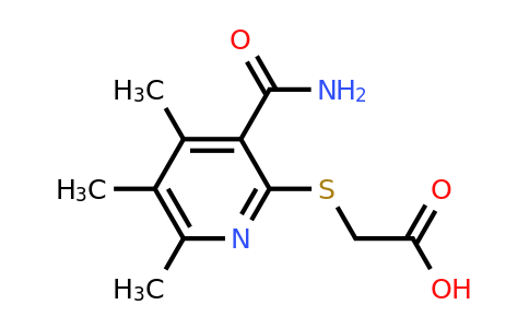 CAS 852218-22-5 | 2-[(3-carbamoyl-4,5,6-trimethylpyridin-2-yl)sulfanyl]acetic acid