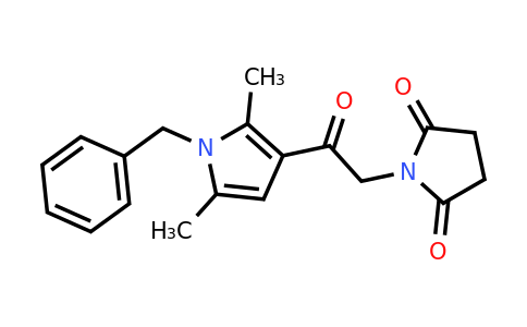 CAS 852230-33-2 | 1-[2-(1-benzyl-2,5-dimethyl-1H-pyrrol-3-yl)-2-oxoethyl]pyrrolidine-2,5-dione