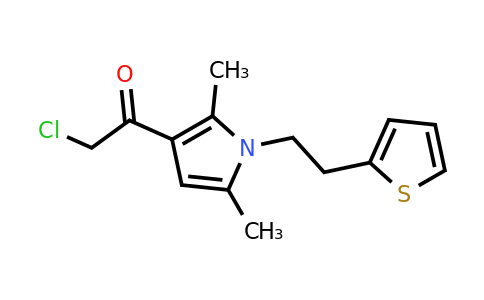 CAS 852296-89-0 | 2-chloro-1-{2,5-dimethyl-1-[2-(thiophen-2-yl)ethyl]-1H-pyrrol-3-yl}ethan-1-one