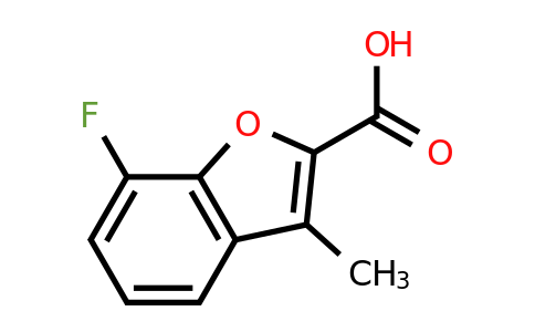 CAS 852388-66-0 | 7-fluoro-3-methyl-1-benzofuran-2-carboxylic acid