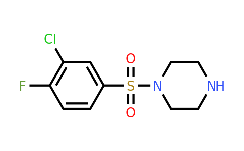 CAS 852388-67-1 | 1-(3-chloro-4-fluorobenzenesulfonyl)piperazine