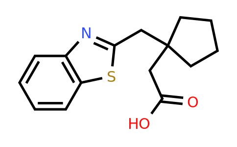 CAS 852388-79-5 | 2-{1-[(1,3-benzothiazol-2-yl)methyl]cyclopentyl}acetic acid