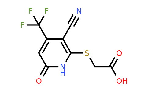CAS 852388-81-9 | 2-{[3-cyano-6-oxo-4-(trifluoromethyl)-1,6-dihydropyridin-2-yl]sulfanyl}acetic acid