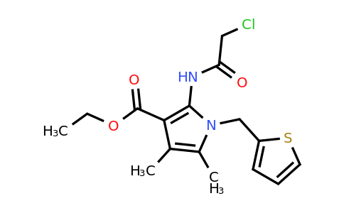 CAS 852388-97-7 | ethyl 2-(2-chloroacetamido)-4,5-dimethyl-1-[(thiophen-2-yl)methyl]-1H-pyrrole-3-carboxylate
