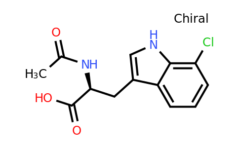 CAS 852391-55-0 | (S)-2-Acetamido-3-(7-chloro-1H-indol-3-yl)propanoic acid