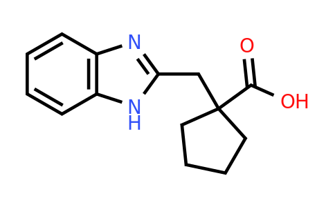 CAS 852399-56-5 | 1-[(1H-1,3-benzodiazol-2-yl)methyl]cyclopentane-1-carboxylic acid