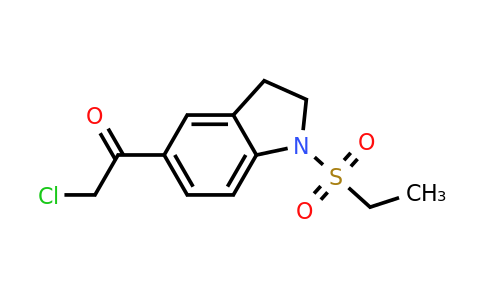 CAS 852399-95-2 | 2-chloro-1-[1-(ethanesulfonyl)-2,3-dihydro-1H-indol-5-yl]ethan-1-one